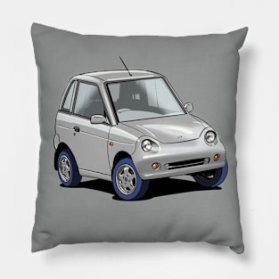 G-Wiz micro electric car in silver Pillow