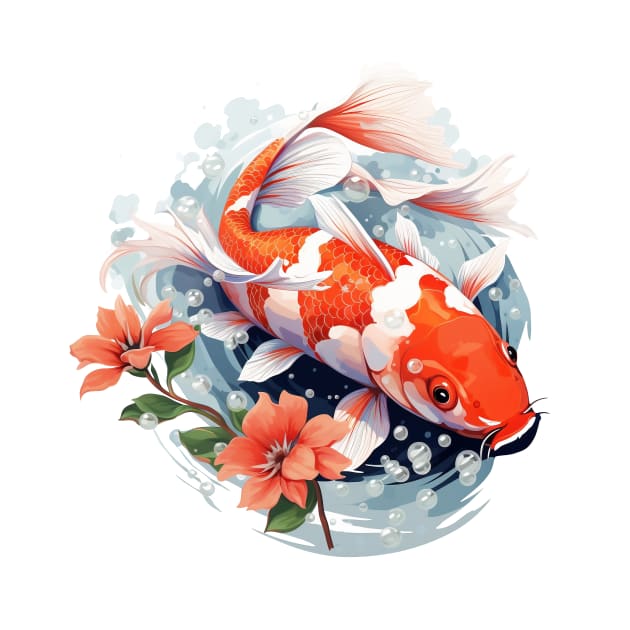 Koi Fish In A Pond by zooleisurelife