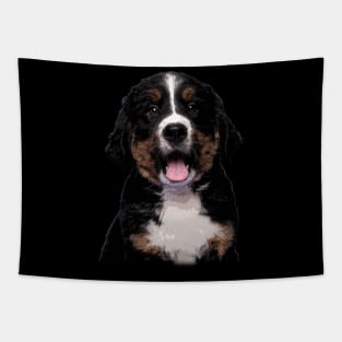 Sleek and Swiss Bernese Elegance, Tee Triumph for Dog Devotees Tapestry