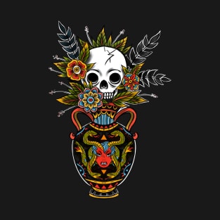 Mrs. Bouquet - traditional tattoo design - color T-Shirt