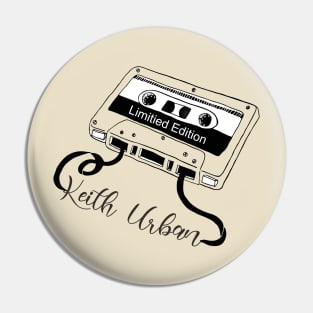 Keith Urban - Limitied Cassette Pin