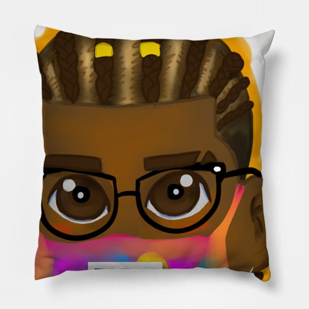 No limit for coloring Pillow by Ocartiel