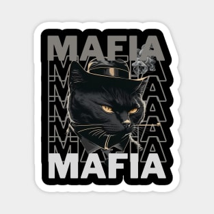 Mafia Cat Magnet