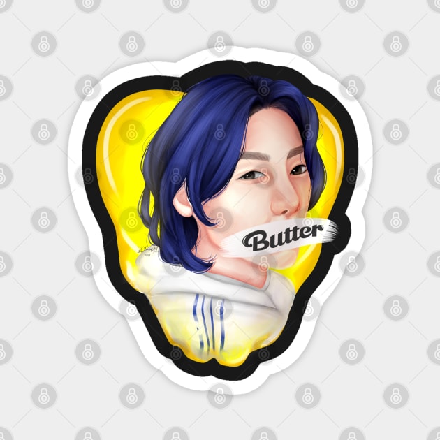 Copy of ButterKook - Yellow VER. Magnet by LChiaraArt
