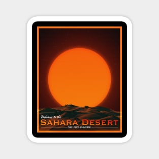 POSTCARD: SAHARA DESERT. Magnet