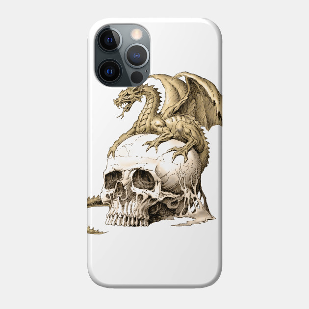 Dragon and Skull - Dragon - Phone Case