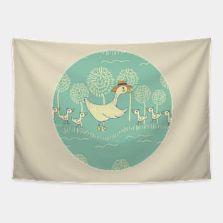 Mama Duck Tapestry