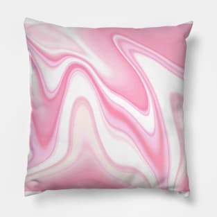 Pink abstract art Pillow