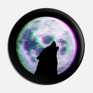 Wolf Moon Pin