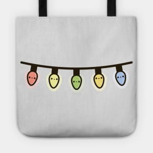 Cute Christmas lights Tote