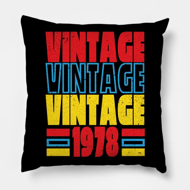 Vintage 1978 Store Sign Pillow by GuiltlessGoods