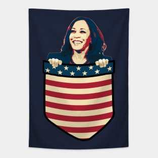 Kamala Harris In My Pocket Tapestry