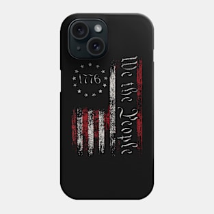 Vintage Old American Flag Patriotic 1776 We The People USA Phone Case