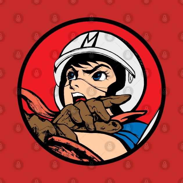 Speed Racer Retro Classic coloring by THEPANTURAS