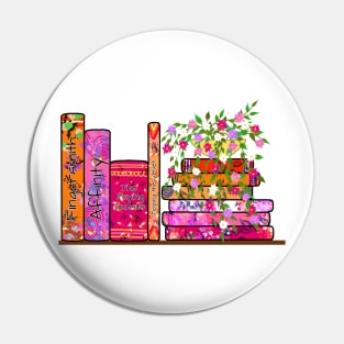 Lesbian Bookshelf Pin