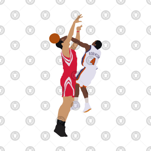 Nate Robinson Block On Yao Ming - Nate Robinson - T-Shirt ...