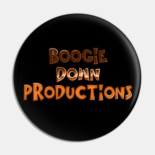 Boogie Down Productions \\/\ Old School Hip Hop Pin