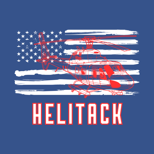 Helitack Helicopter Firefighter Wildland quote by Grun illustration 