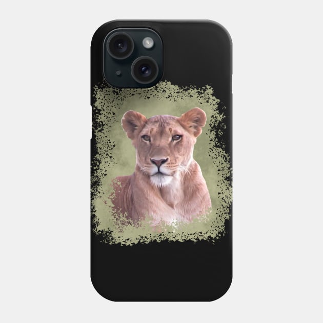 Lioness - Lion - Africa Phone Case by T-SHIRTS UND MEHR