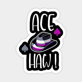 Ace Haw! Western Asexual Pride LGBT Magnet