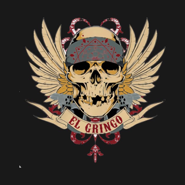 The Skull El Gringo Mexican by asokabudaya