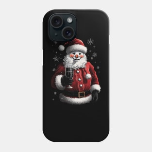 Santa snowman Phone Case