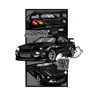 Nissan GTR R34 T-Shirt