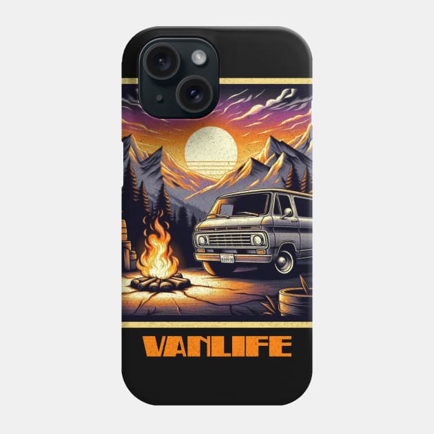 Ford Econoline Vanlife Phone Case by Tofuvanman