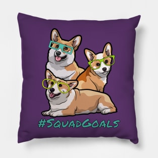 #SquadGoals Corgi Apparel Pillow