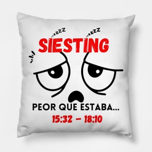 Siesta oscuro peor que estaba Pillow