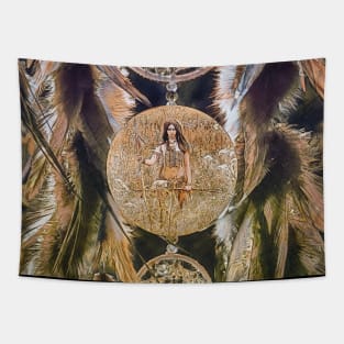 Dreamcatcher Indian american spiritual Tapestry