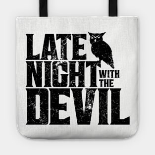 Late Night With The Devil  - Black Tote