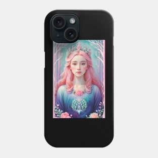 Pastel magical forest queen fairy Phone Case