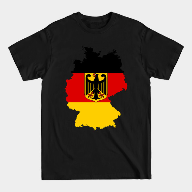 Disover Germany Map - German - T-Shirt