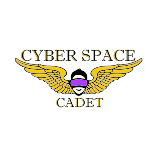 Cyber Space Cadet (purple visor) T-Shirt