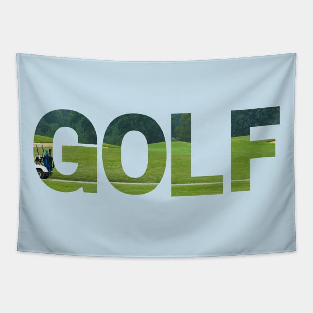 Golf Fairway Tapestry by Golfers Paradise