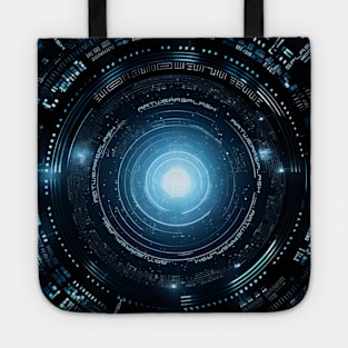 Streatwear cyber techno stargate Tote