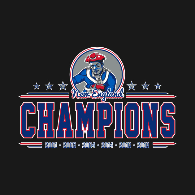 Disover Patriots 2019 Championship Graphic 3 - New England Patriots - T-Shirt