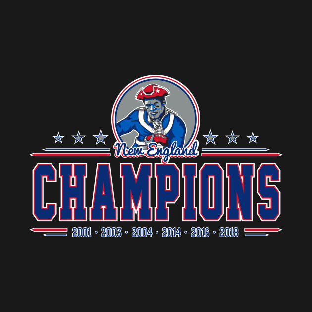 Discover Patriots 2019 Championship Graphic 3 - New England Patriots - T-Shirt