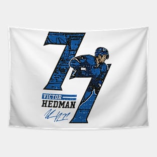 Victor Hedman Tampa Bay Offset Tapestry