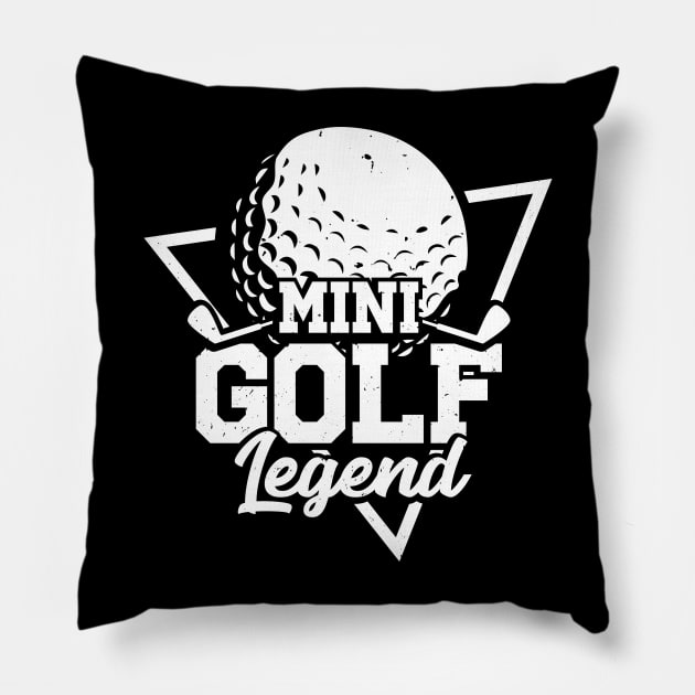 Mini Golf Legend Pillow by Dolde08