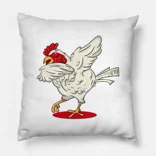 'Dabbing Dancing Chicken' Funny Dabbing Animal Gift Pillow