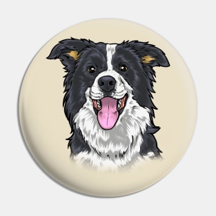 Border collie Pin