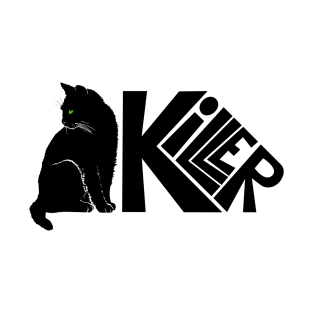 Killer Kitty (green eye) T-Shirt