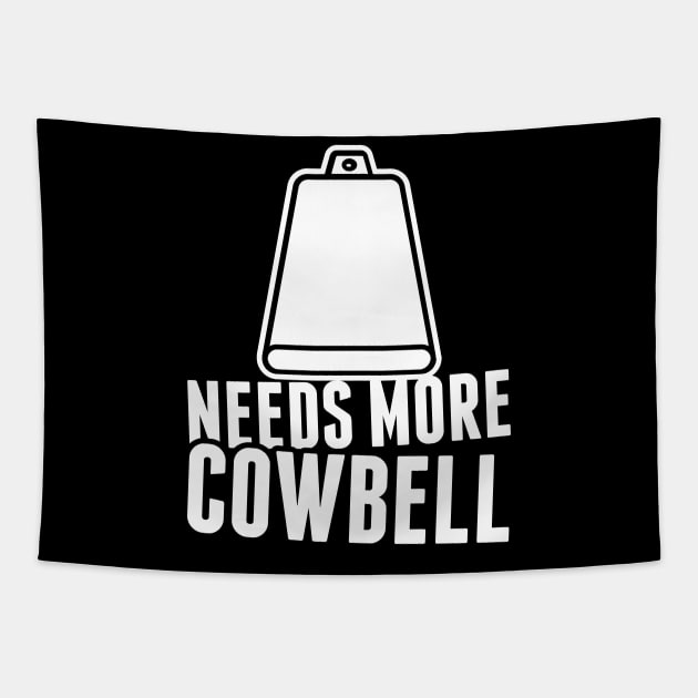 More Cowbell | Percussion Drums Drummer Tapestry by MeatMan