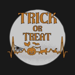 Heartbeat Trick Or Treat T-Shirt