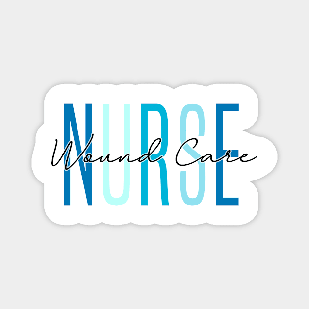 Vintage Wound Care Nurse Stethoscope Nurse Day & Nurse Week Magnet by Flow-designs