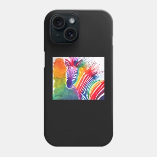 Rainbow Zebra Phone Case