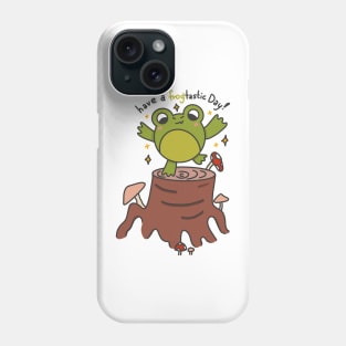 Cute frogtastic frog day design Phone Case