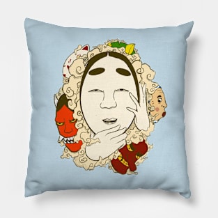 Japanese Mask Pillow